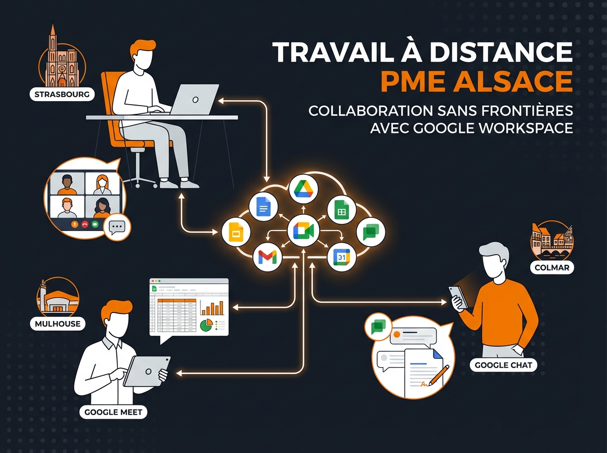 Gérer une équipe à distance avec Google Workspace en Alsace